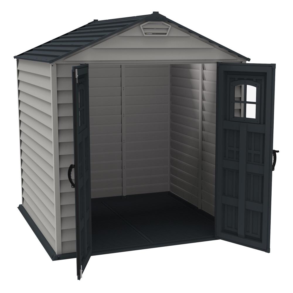 Duramax StoreMax Plus - 7ft x 7ft Plastic Garden Shed in Grey - Image 5