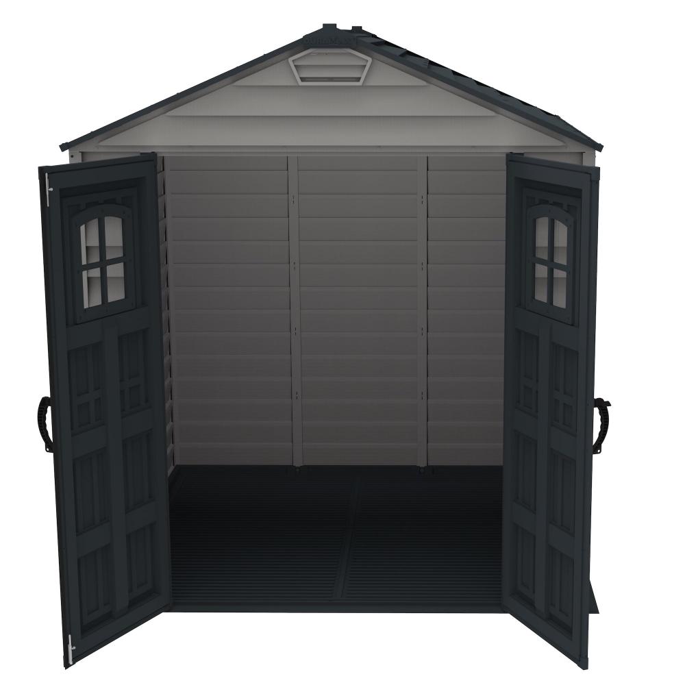Duramax StoreMax Plus - 7ft x 7ft Plastic Garden Shed in Grey - Image 6