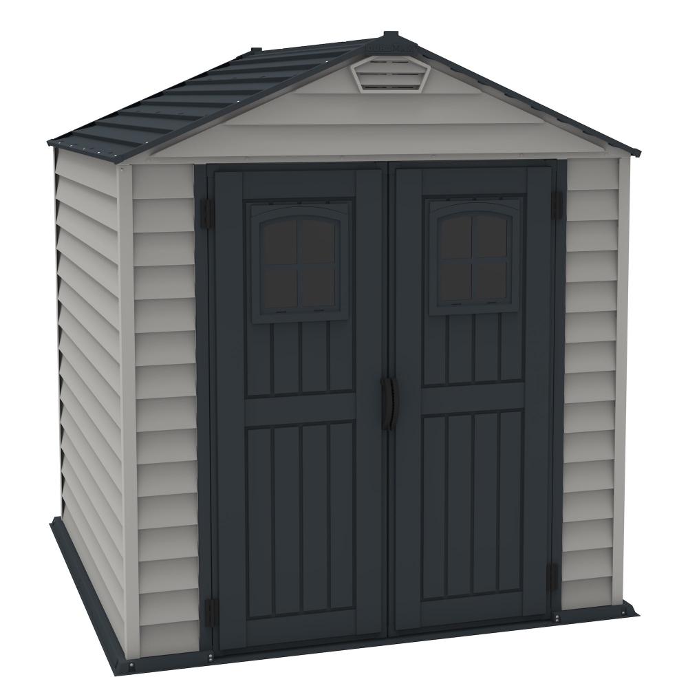 Duramax StoreMax Plus - 7ft x 7ft Plastic Garden Shed in Grey - Image 4