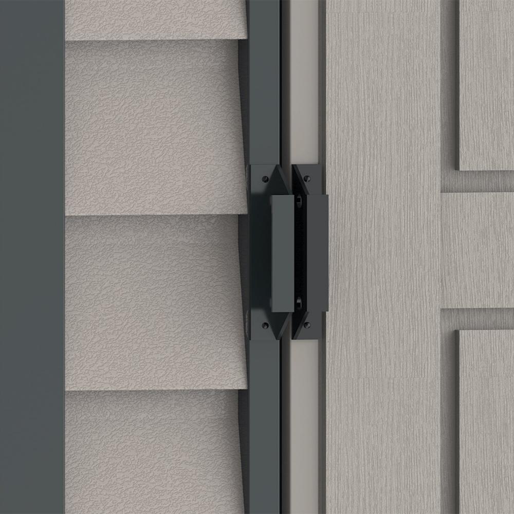 Duramax Evermore - 4ft x 6ft Plastic Garden Shed in Grey - Image 3