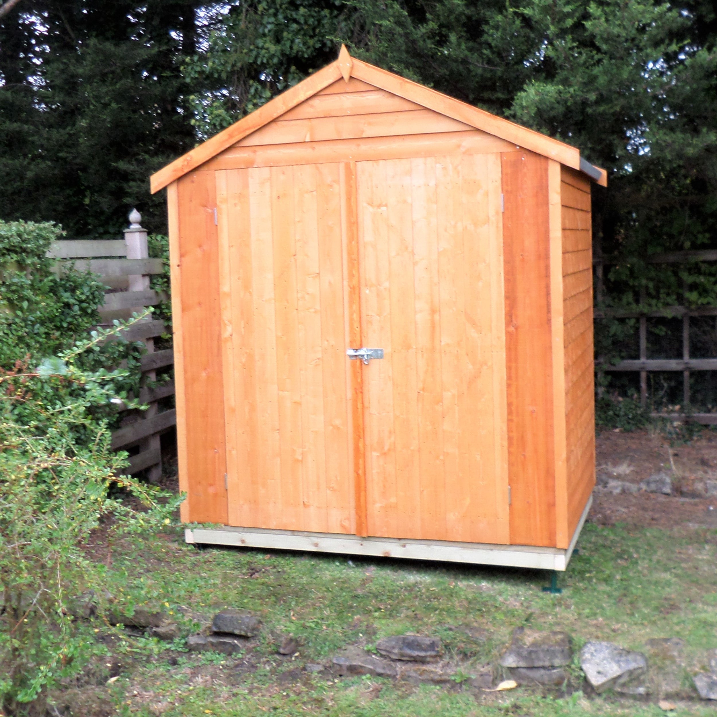 Shire Overlap 4ft x 6ft Windowless Shed with Double Doors