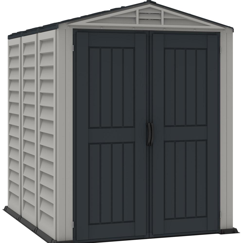 Duramax YardMate Plus - 5ft x 8ft Plastic Garden Shed in Grey - Image 7