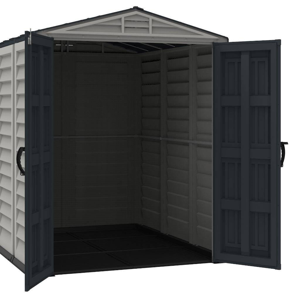 Duramax YardMate Plus - 5ft x 8ft Plastic Garden Shed in Grey - Image 6