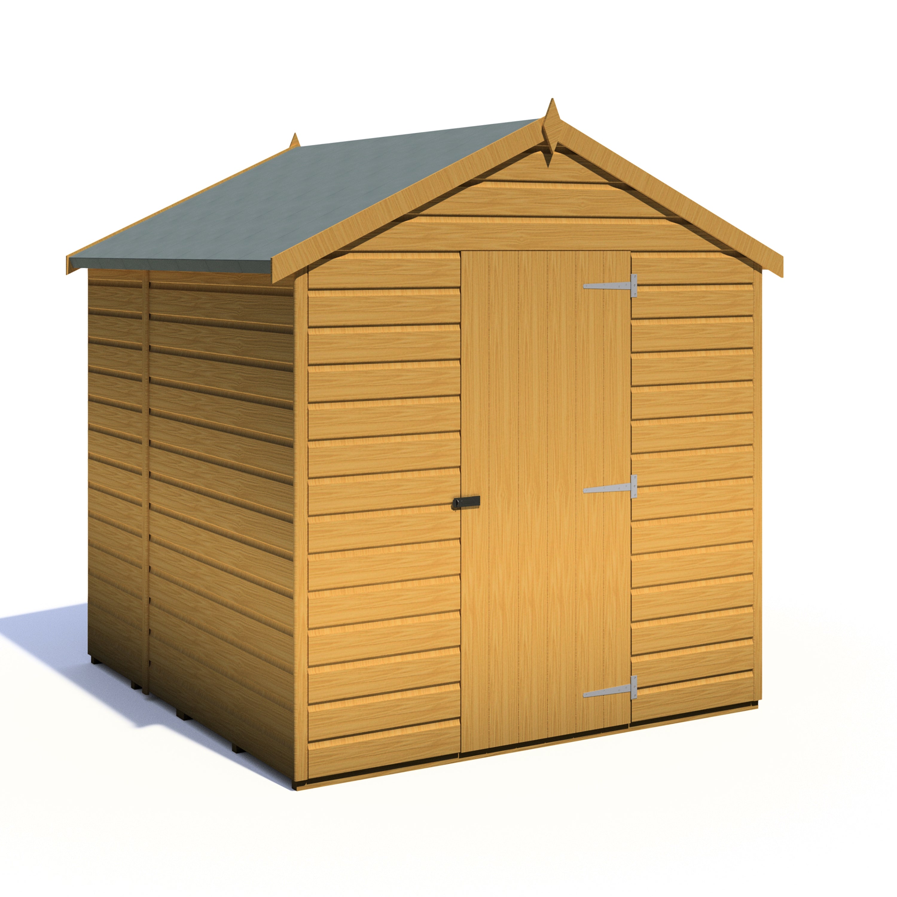 Shire Faroe 6ft x 6ft Shiplap Apex Shed - Image 3
