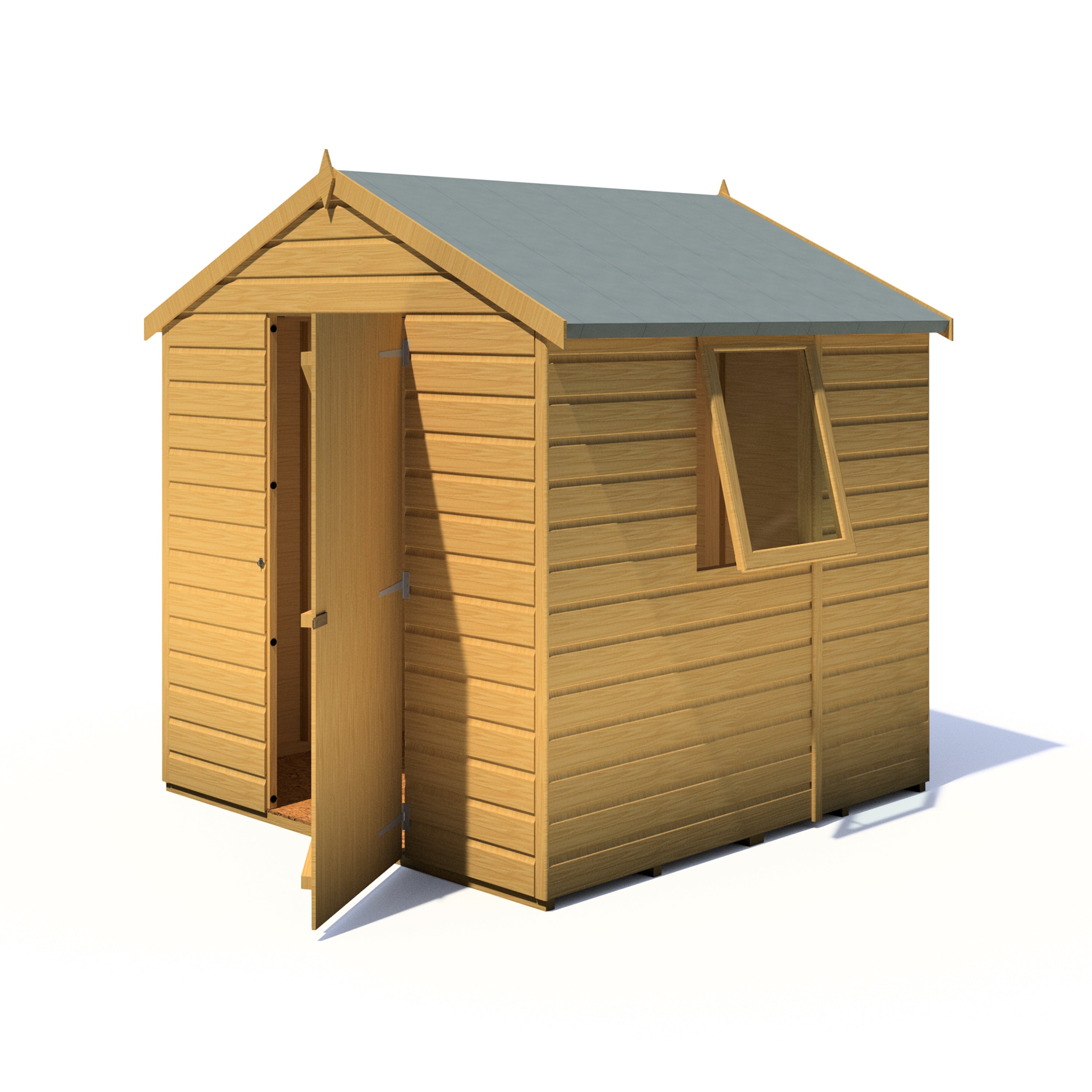 Shire Faroe 6ft x 6ft Shiplap Apex Shed - Image 5