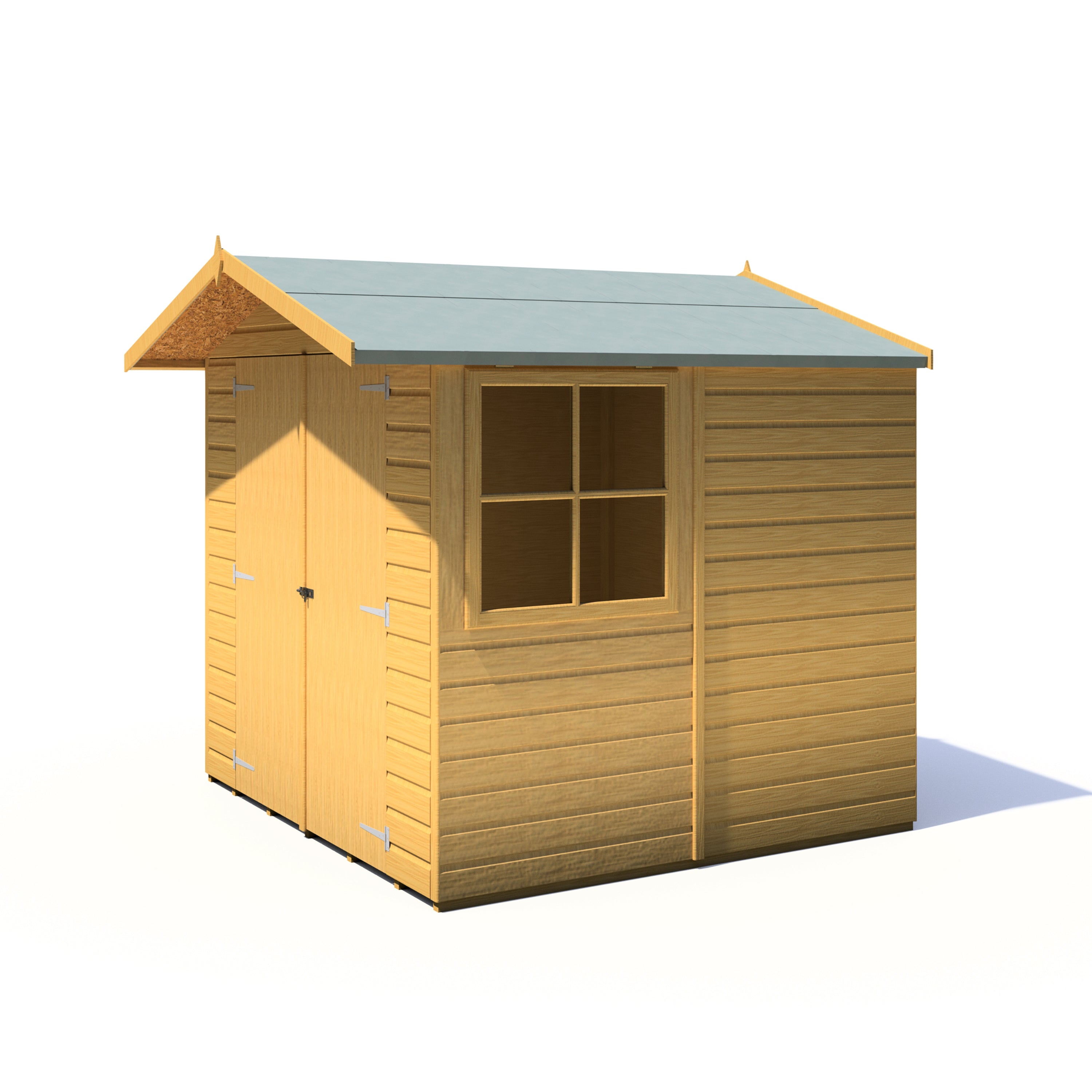 Shire Alderney 7ft x 7ft Apex Garden Shed - Image 5