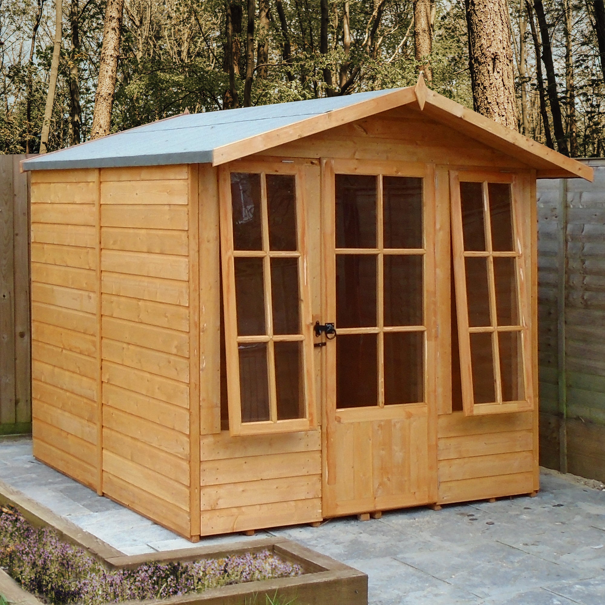 Shire Chatsworth 7ft x 7ft Summerhouse - Image 2