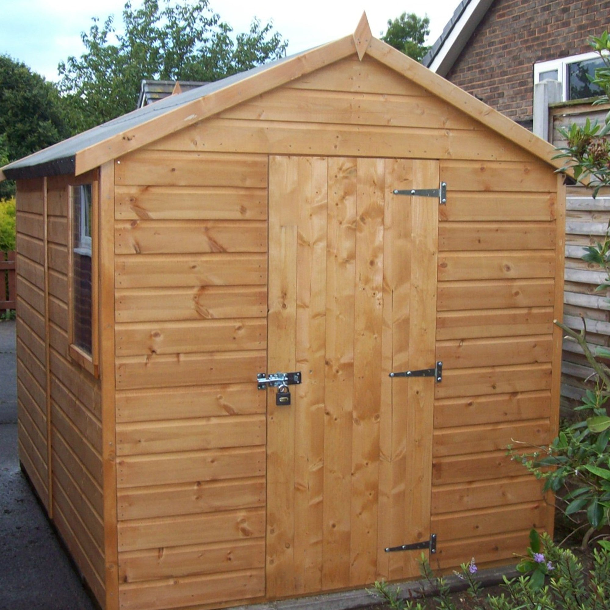 Shire Shiplap 8ft x 6ft Apex Shed (Single Door) - Image 4