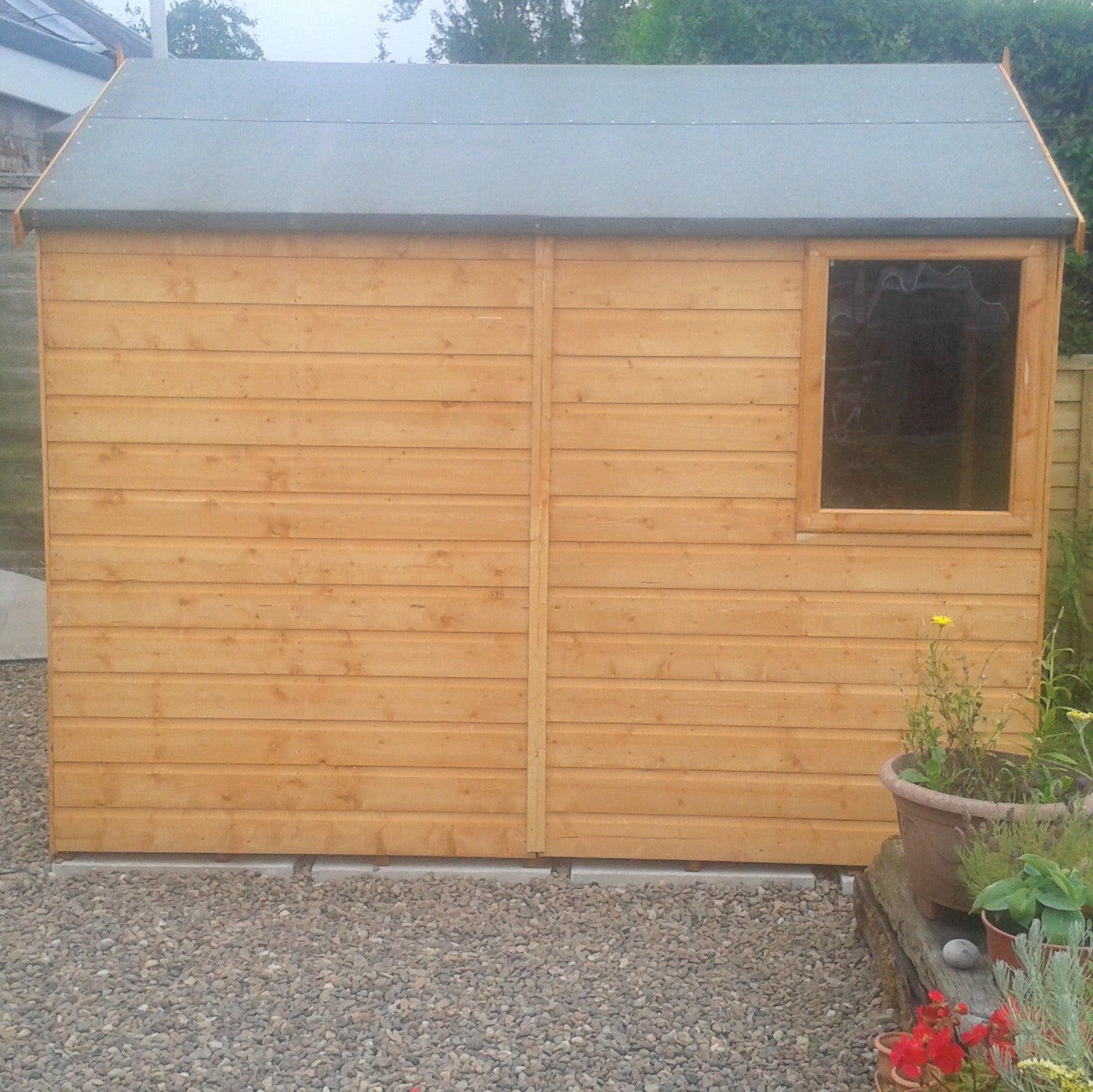 Shire Shiplap 8ft x 6ft Apex Shed (Single Door) - Image 2