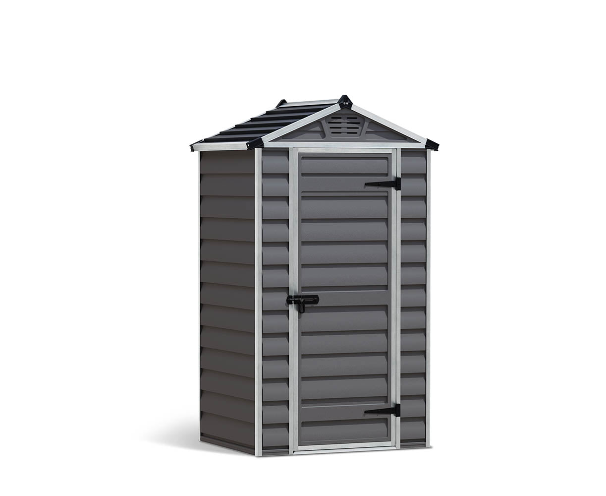 Palram Canopia Skylight 4 ft. x 3 ft. Shed Kit - Dark Grey - Image 2