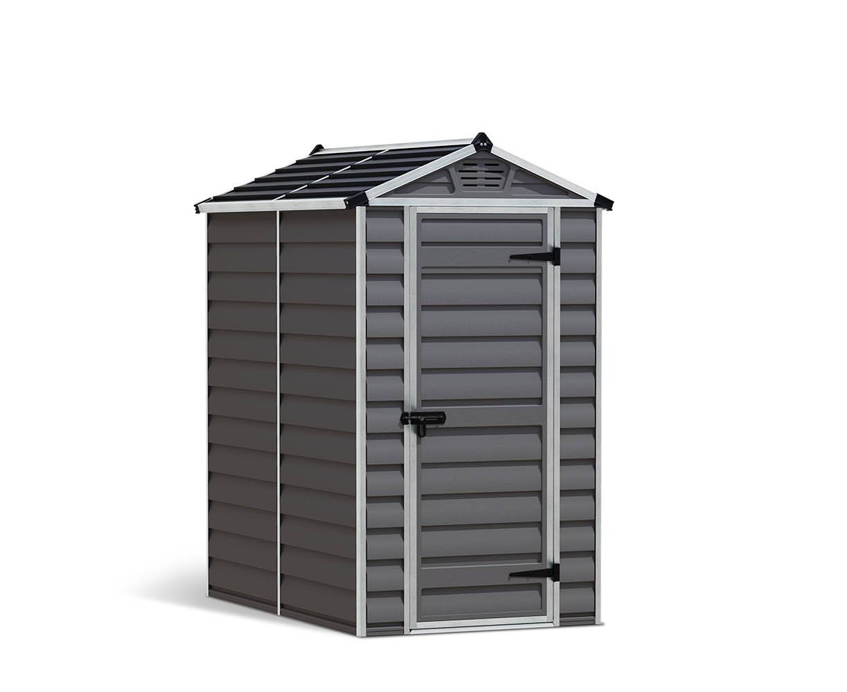 Palram Canopia Skylight 4 ft. x 6 ft. Shed Kit - Dark Grey - Image 3