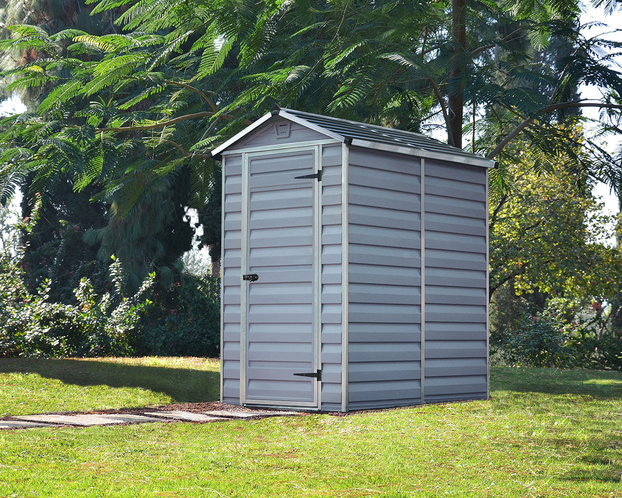 Palram Canopia Skylight 4 ft. x 6 ft. Shed Kit - Dark Grey
