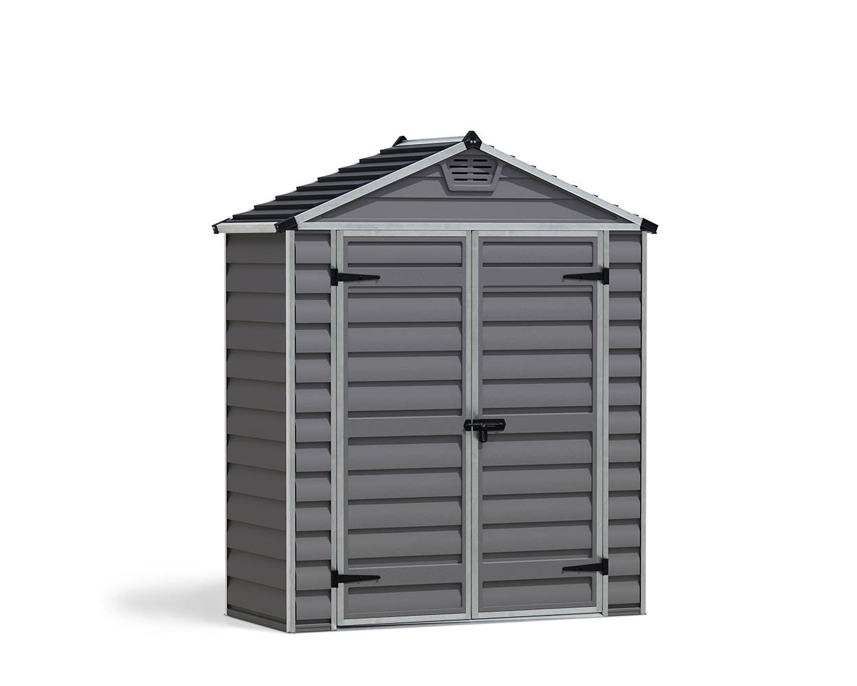 Palram Canopia Skylight 6 ft. x 3 ft. Shed Kit - Dark Grey - Image 4