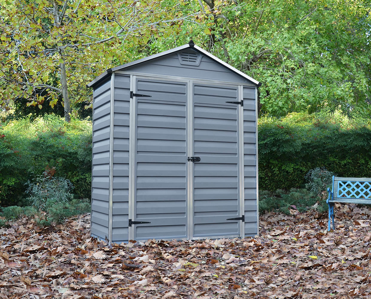 Palram Canopia Skylight 6 ft. x 3 ft. Shed Kit - Dark Grey