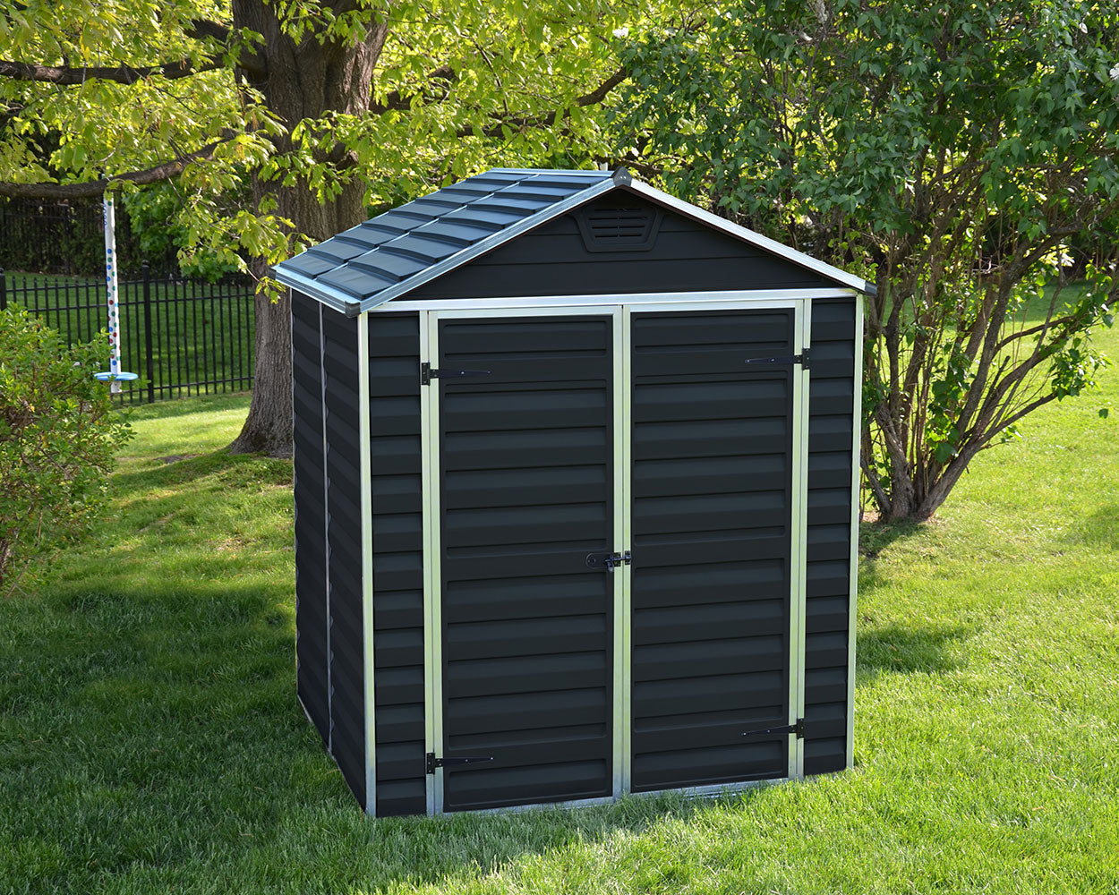 Palram Canopia - Skylight 6ft x 5ft Shed Kit - Midnight Grey